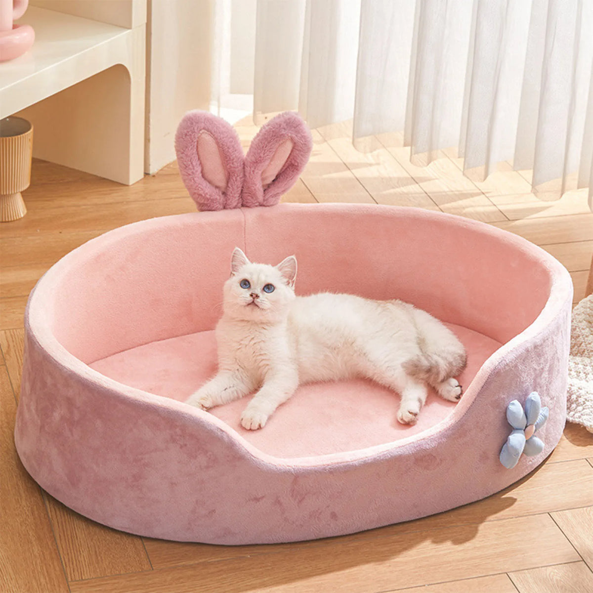 Pet Bed with Removable Washable Cover