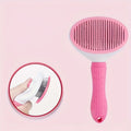 One-Button Grooming Brush for Dogs and Cats