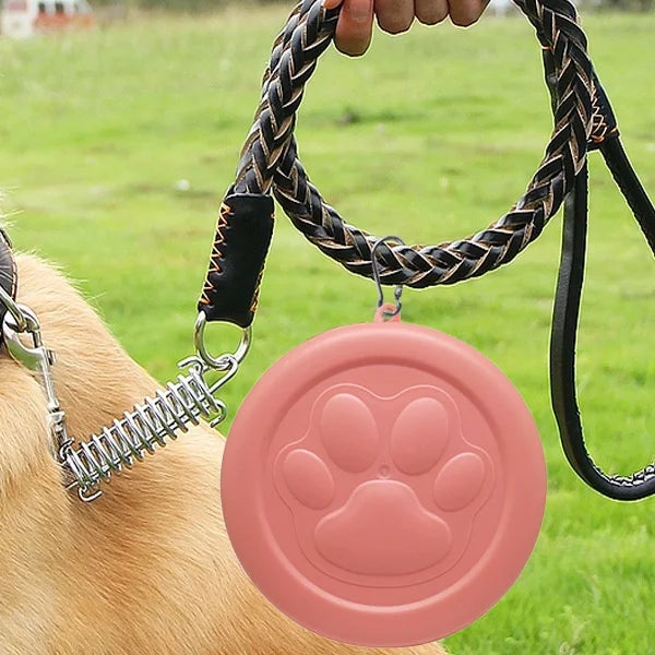 2-in-1 Travel Pet Bowl with Treat Compartment
