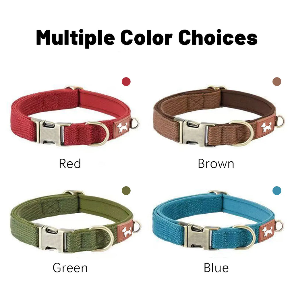 Padded Quick-Release Dog Collar