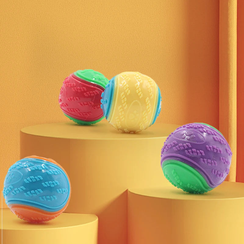 Squeaky TPR Dog Ball – 6.5cm