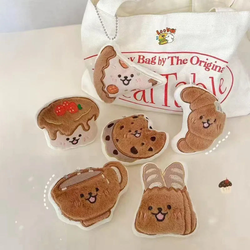 Food-Shaped Plush Squeaky Dog Toy