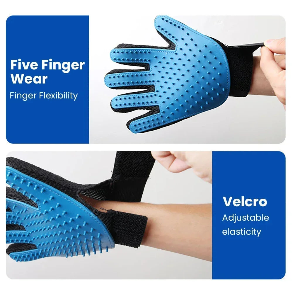 Pet Grooming Glove for Dogs & Cats