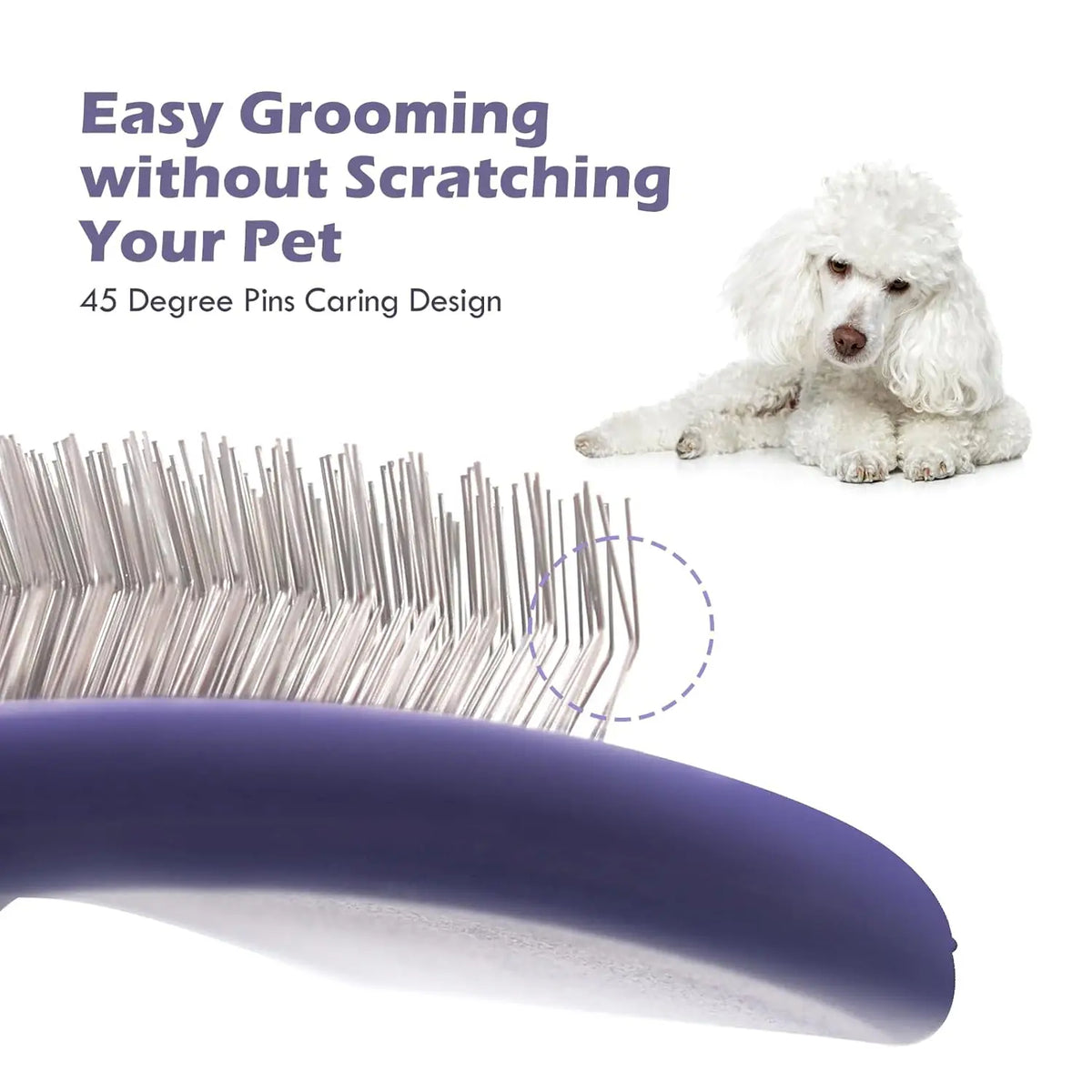 Dog Grooming Brush for Detangling