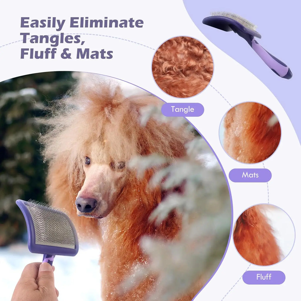 Dog Grooming Brush for Detangling