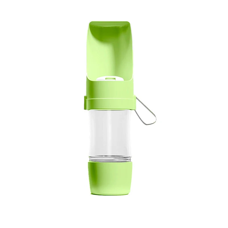 2-in-1 Pet Travel Water Bottle & Food Container