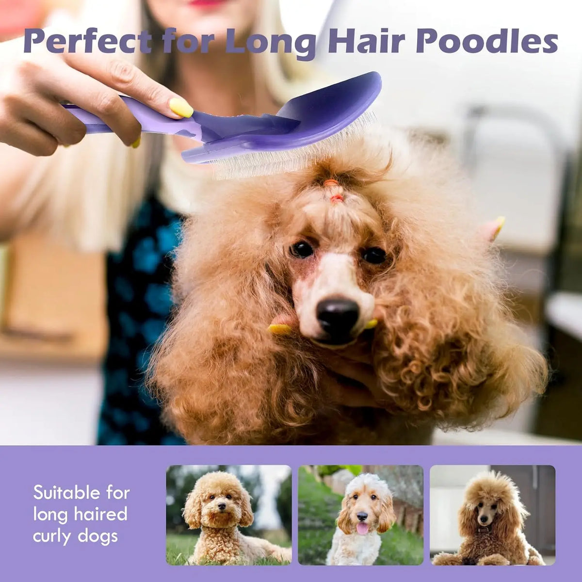 Dog Grooming Brush for Detangling