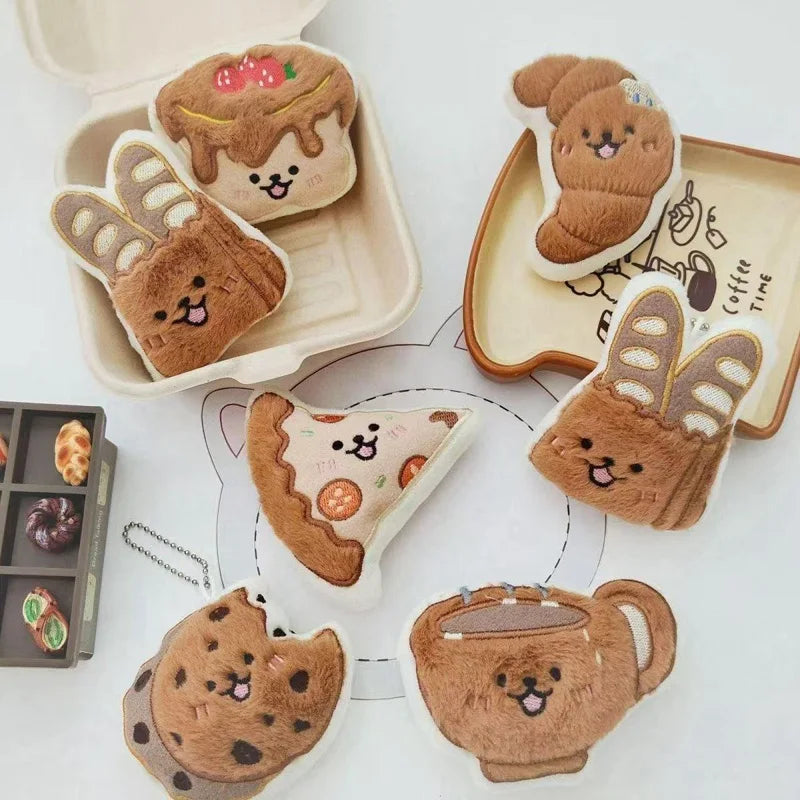 Food-Shaped Plush Squeaky Dog Toy