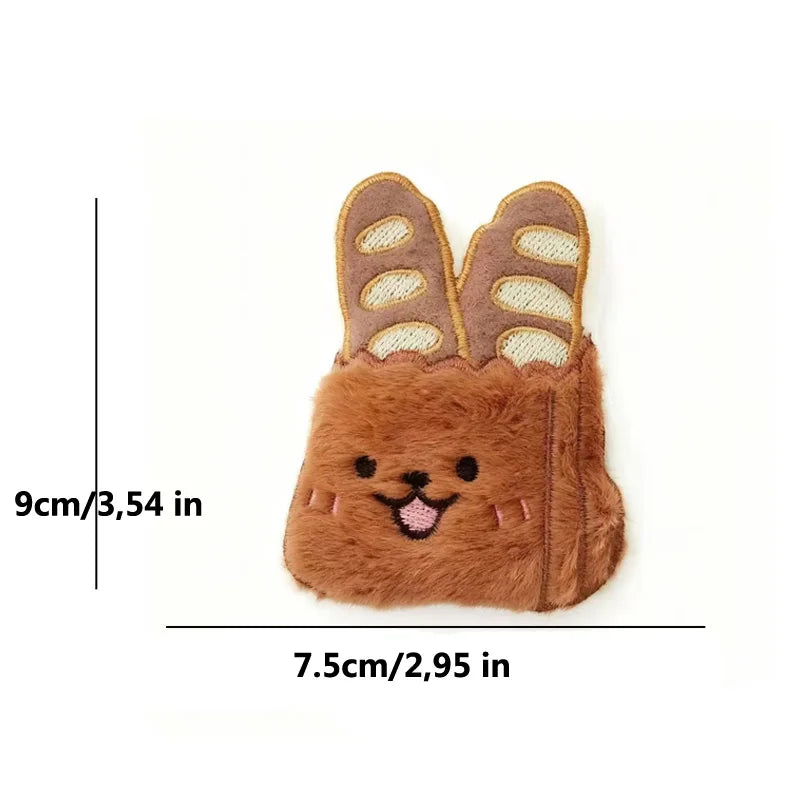Food-Shaped Plush Squeaky Dog Toy