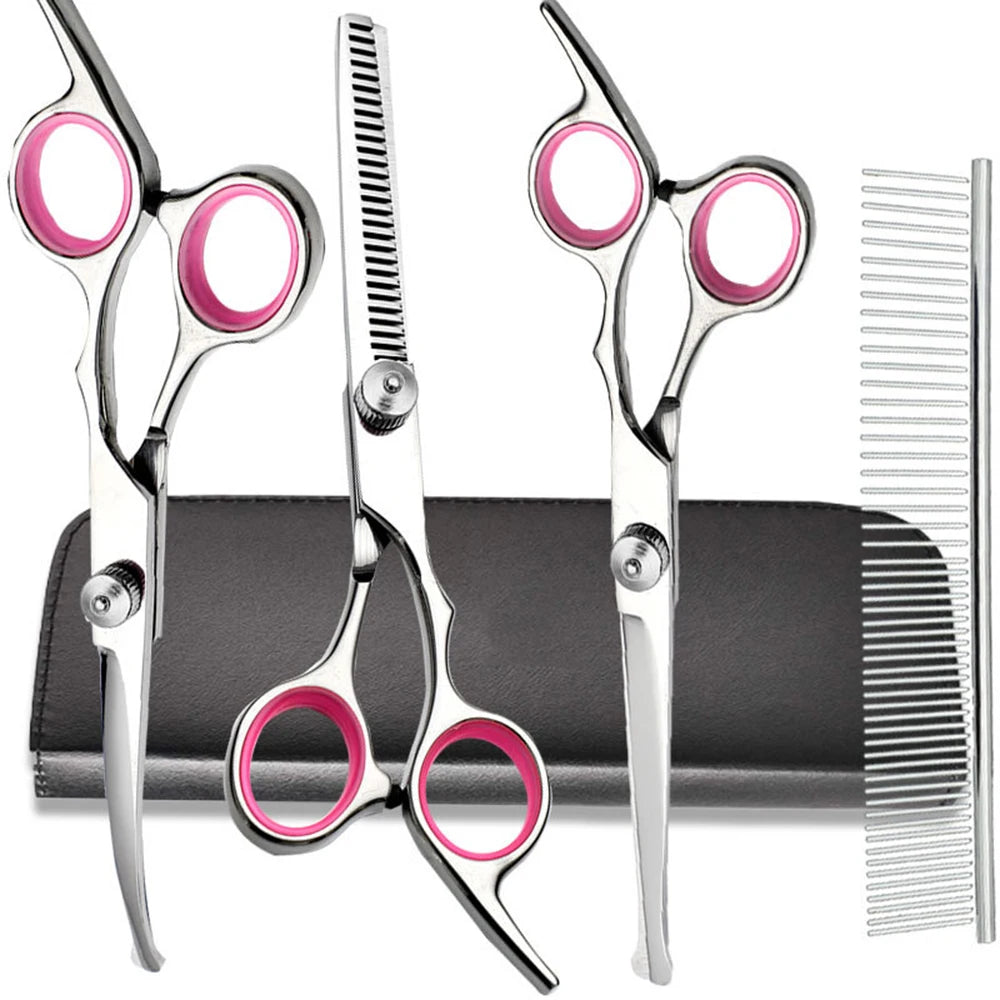 Rounded-Tip Pet Grooming Scissors