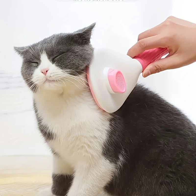 One-Button Grooming Brush for Dogs and Cats