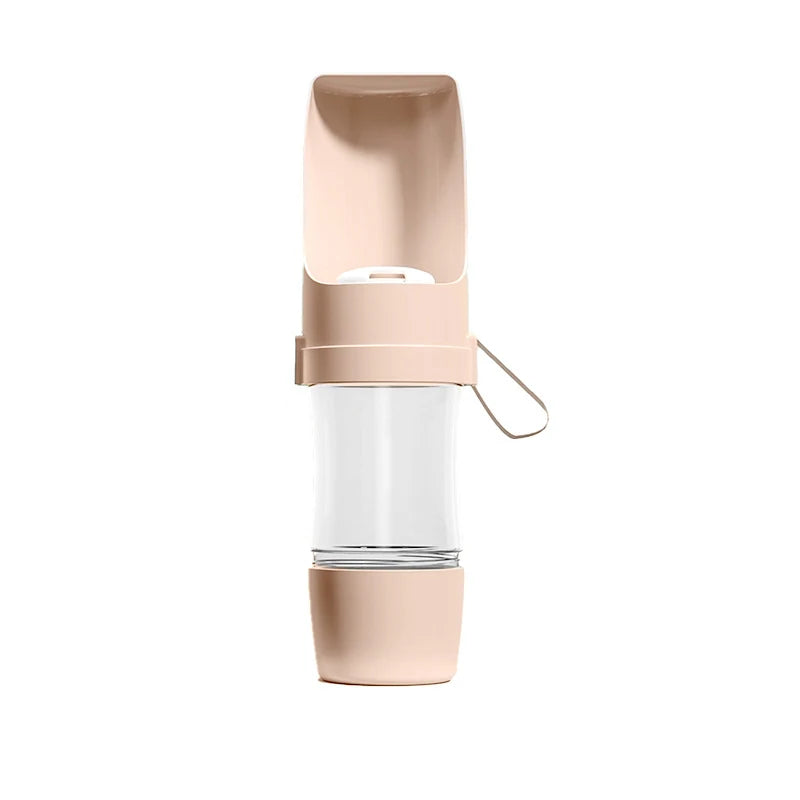 2-in-1 Pet Travel Water Bottle & Food Container