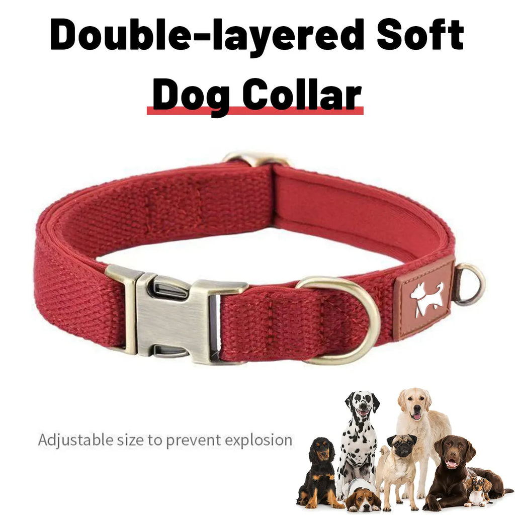 Padded Quick-Release Dog Collar