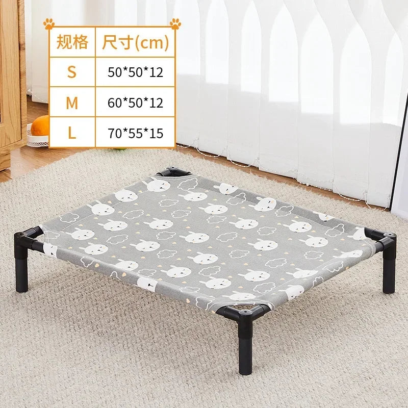 Elevated Folding Pet Camping Bed